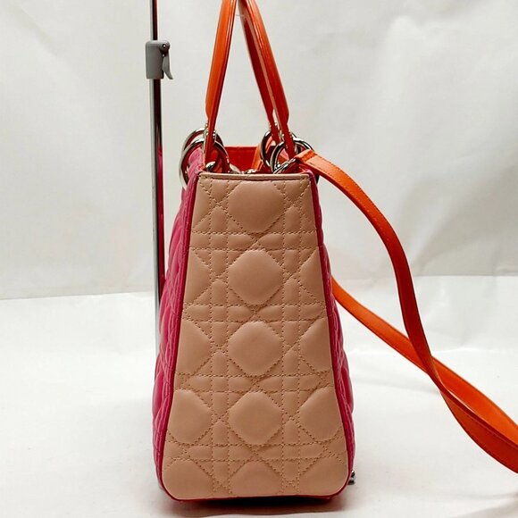 Christian Dior Hand Bag Pink Leather mon-1858-090825 - Picture 4 of 16